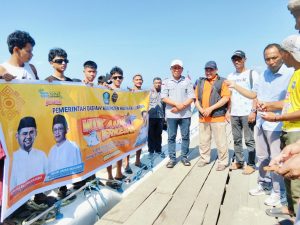 Kadishub  Halsel Ramli Manuy Lepaskan Mudik Gratis Speed Boat Kayoa Barat dan Kasbar