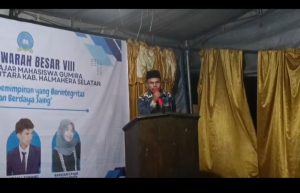 Agenda Mubes IPMG Ke VIII di Buka Dengan Resmi Kades Gumira Syamsudin Bano
